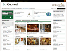 Tablet Screenshot of bcngourmet.com